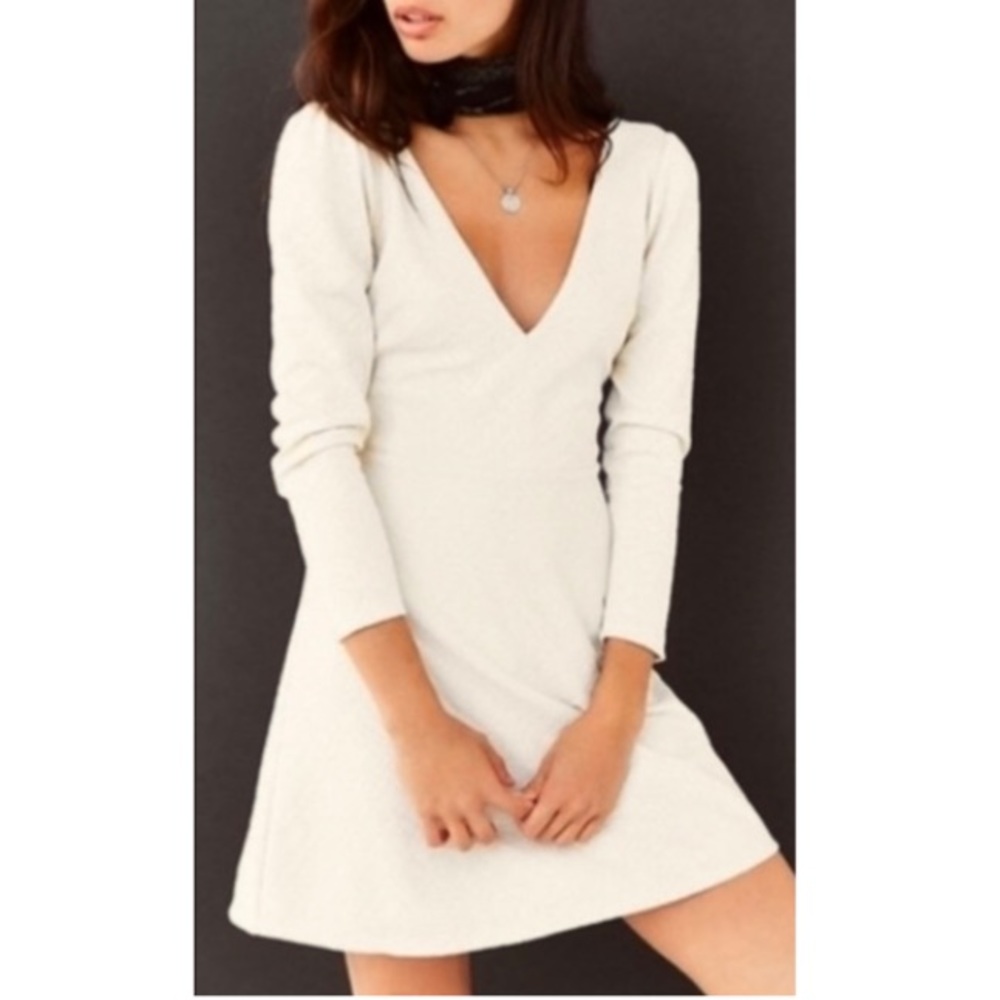 Urban Outfitters Cooperative Ramona Textured Knit Dress
